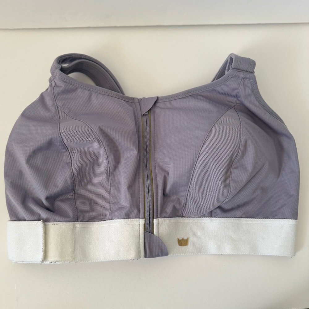 Shefit Womens Ultimate Adjustable Sports Bra Size 5 Luxe Purple Workout Gym